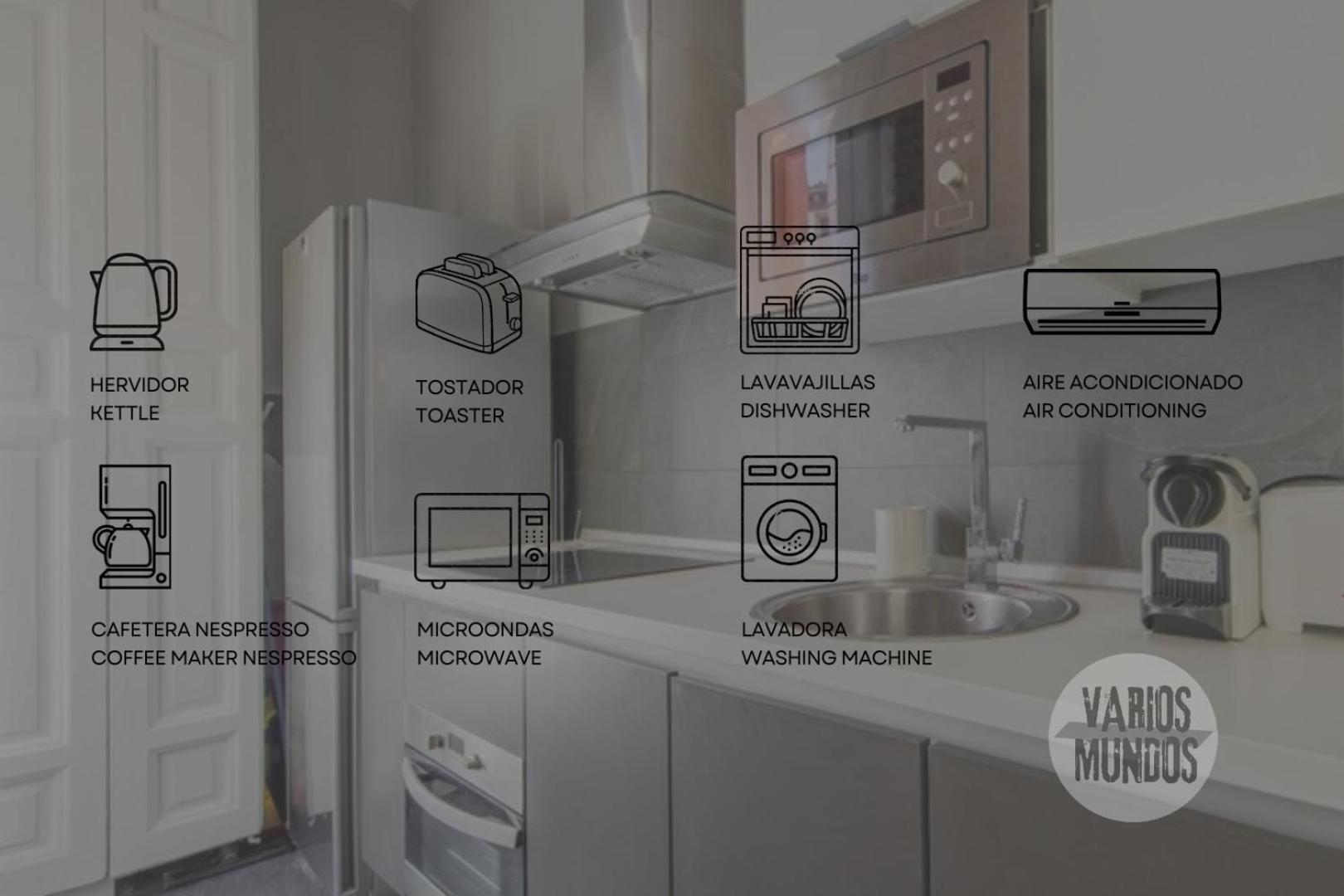 Great Apt Para 6Pax In The Heart Of Madrid Center エクステリア 写真