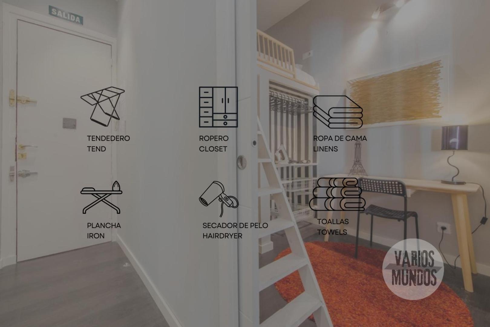 Great Apt Para 6Pax In The Heart Of Madrid Center エクステリア 写真